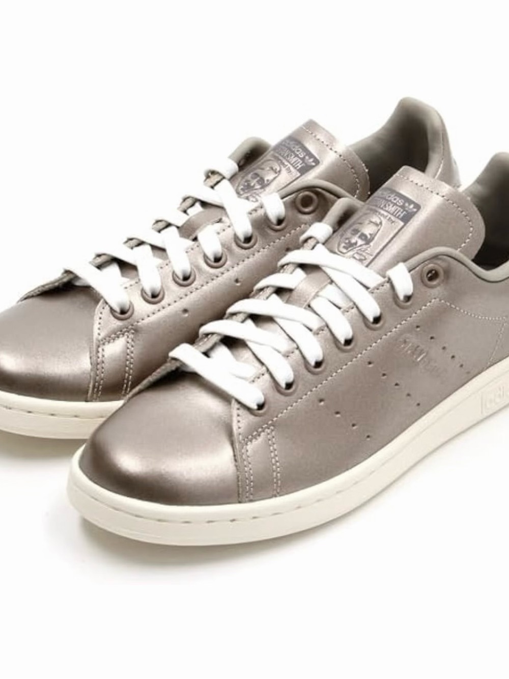 New adidas Stan Smith Metallic Bronze Sneakers with White Laces size 9.5